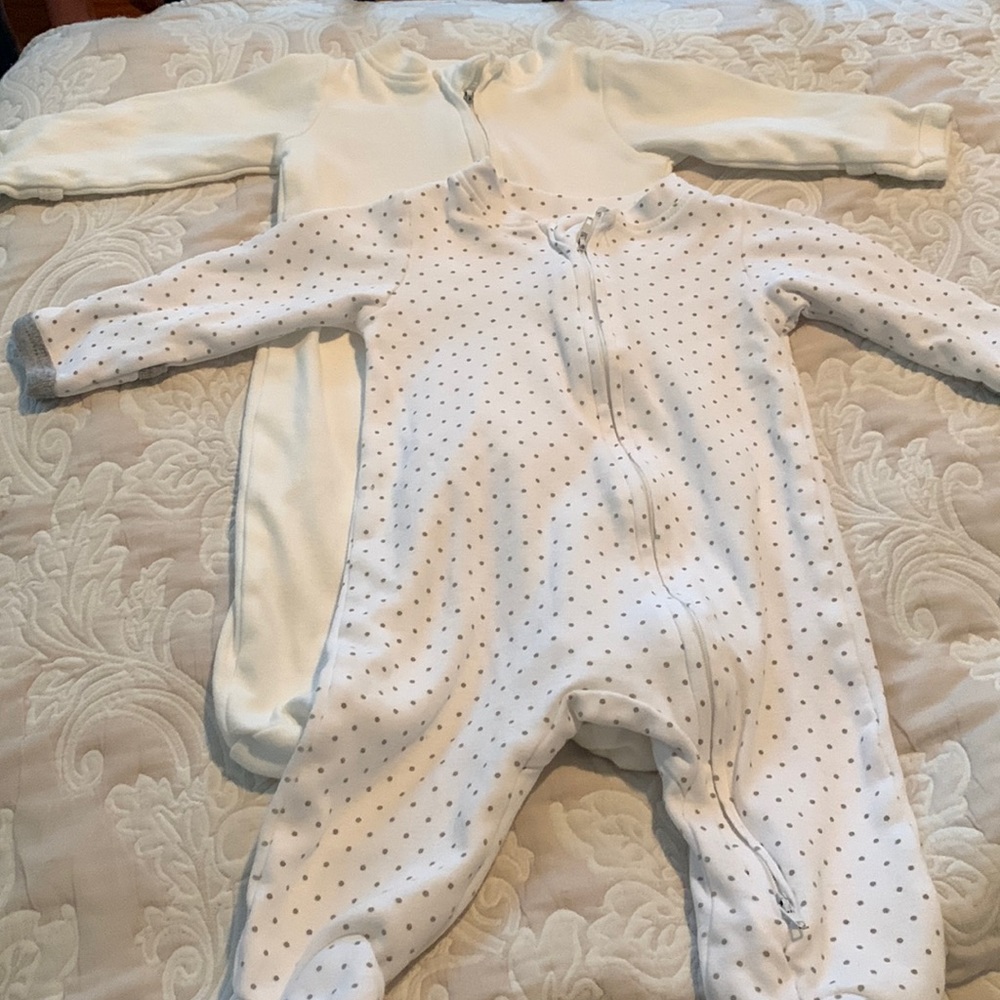 Baby one piece zipper outfit